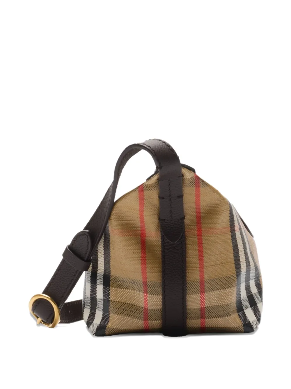 Burberry Highlands geruite messengertas - Beige