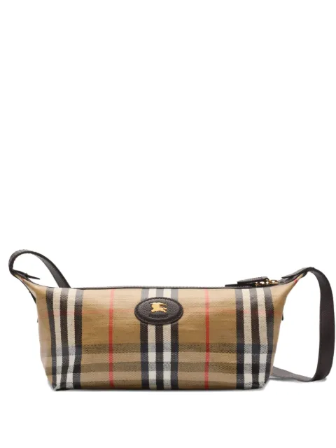 Burberry Highlands checked messenger bag