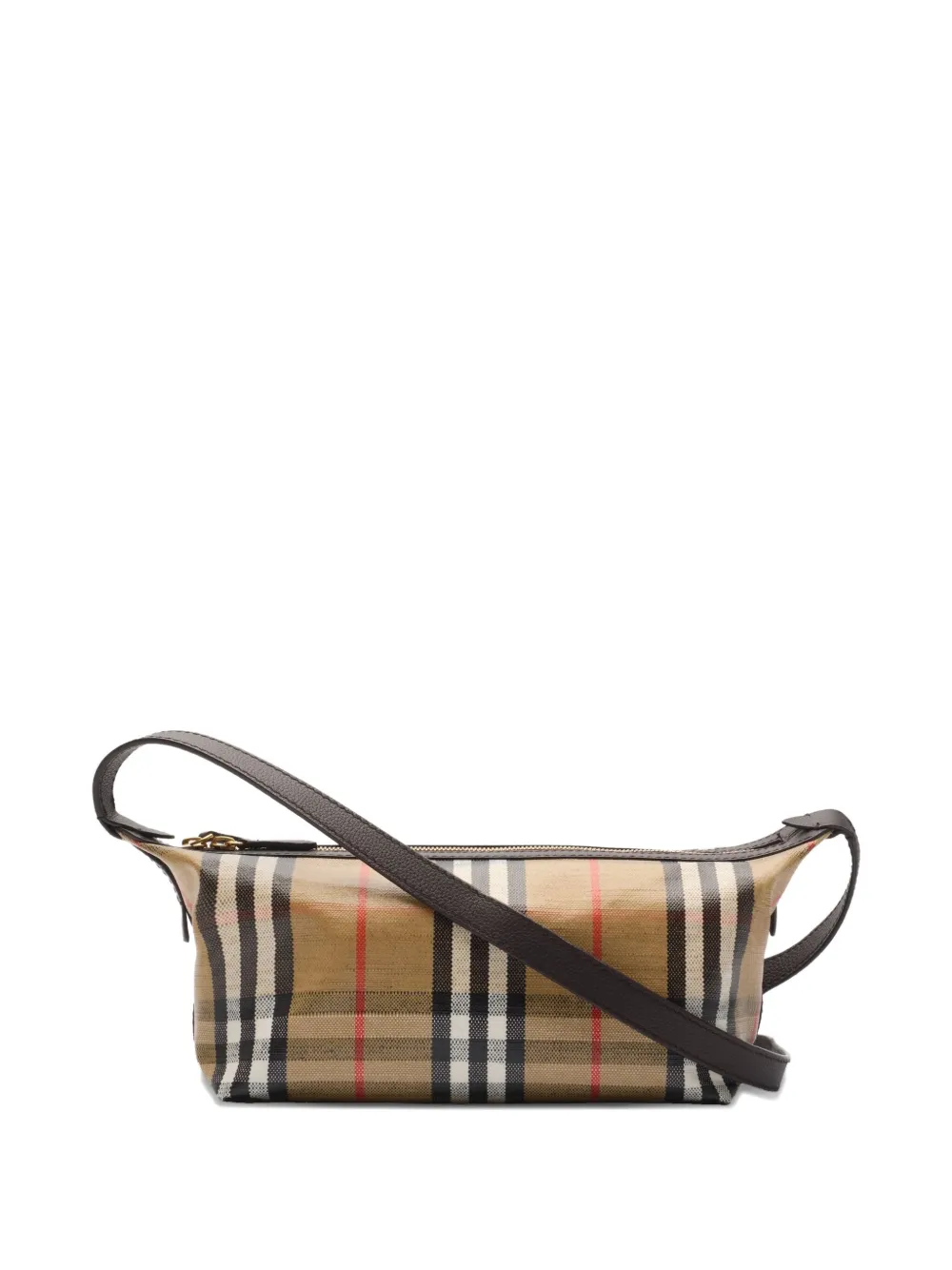 Burberry Highlands geruite messengertas Beige