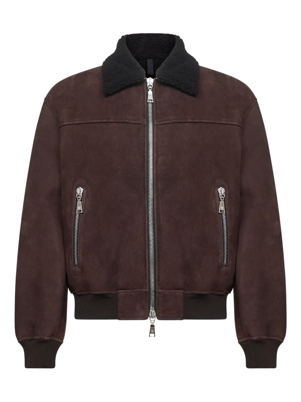 Tagliatore shearling-collar bomber jacket | marrón | Image 1