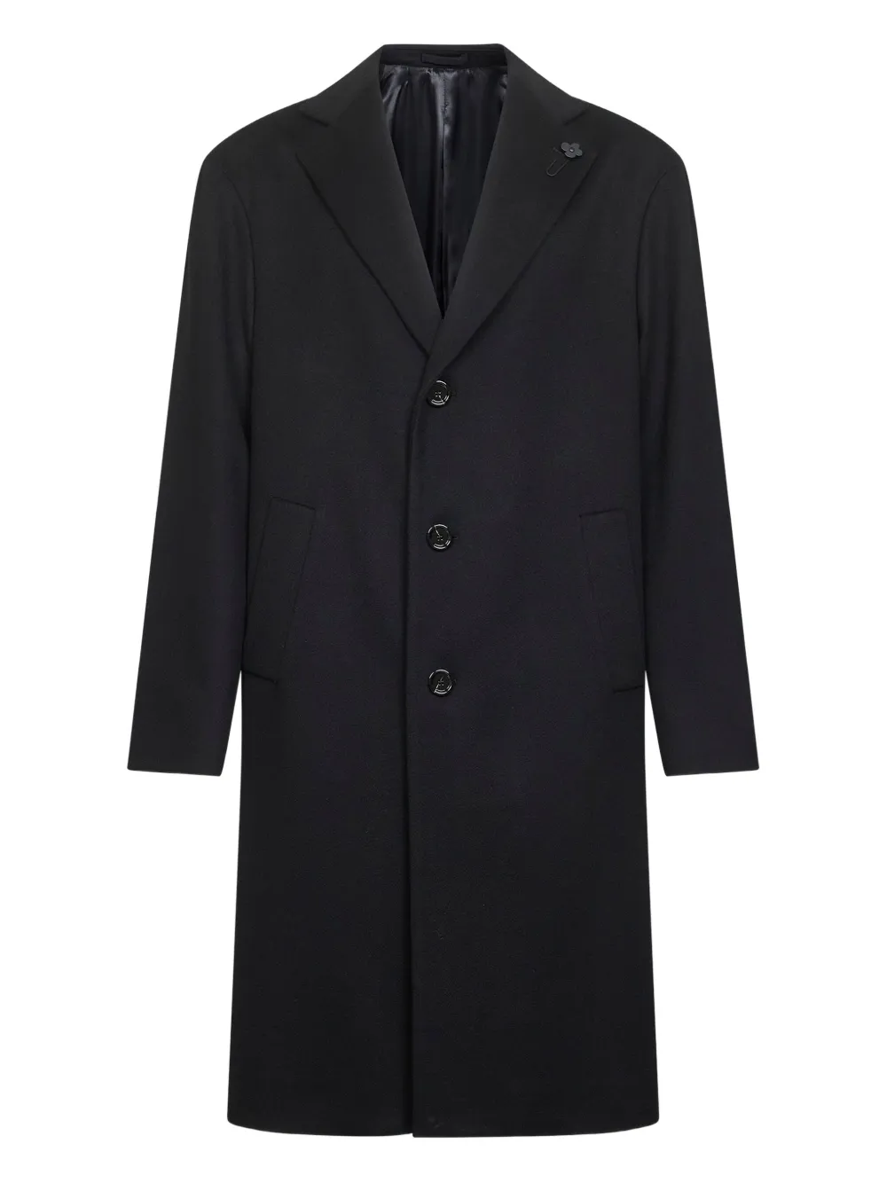 Lardini abrigo con botones | negro | Image 1