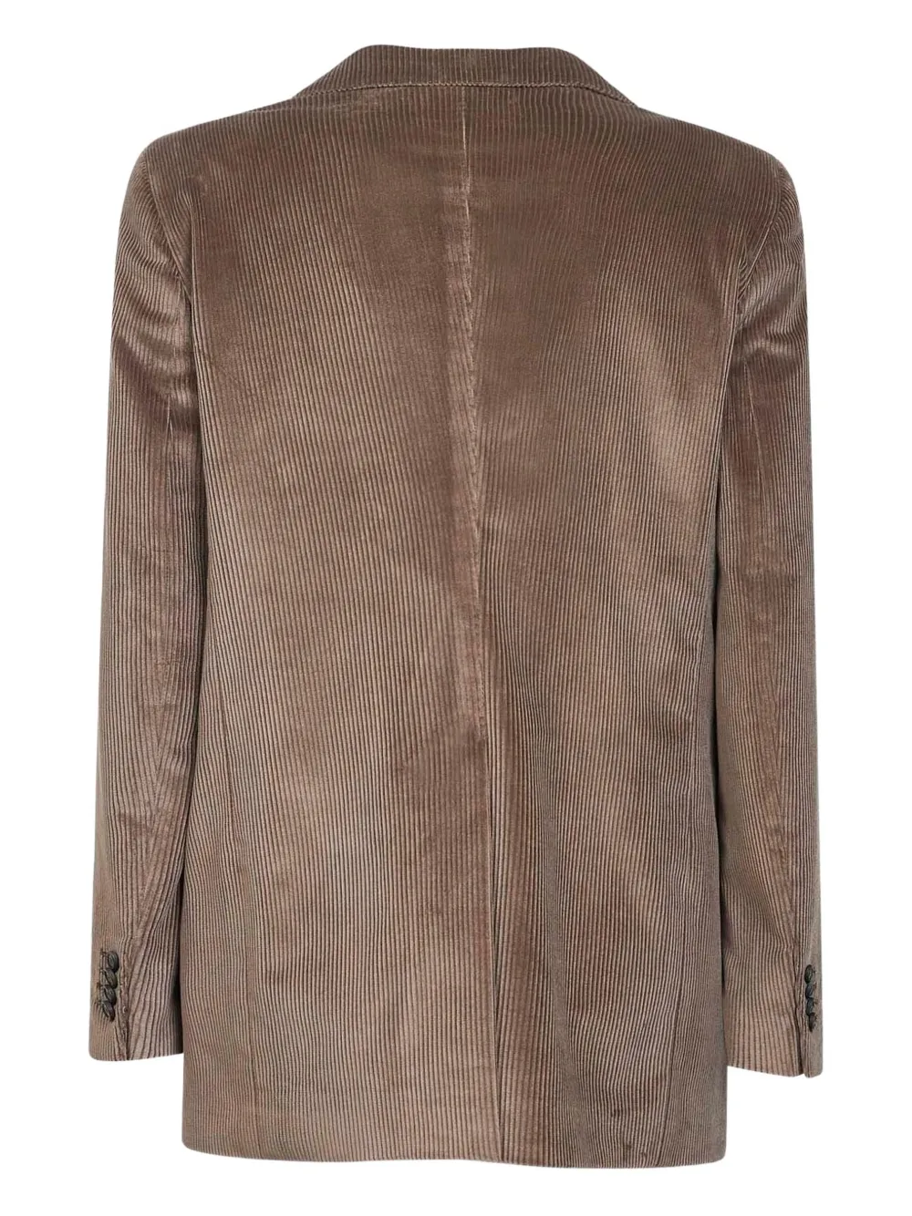 Tagliatore Brown Stretch Corduroy Bertha Single-breasted Blazer In Brown