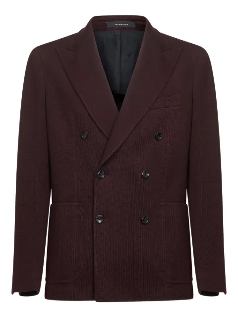 Tagliatore double-breasted peak-lapel blazer