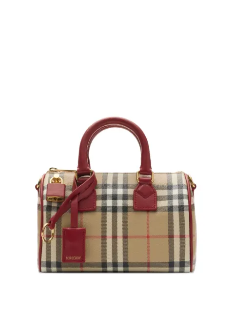 Burberry bowling check mini bag