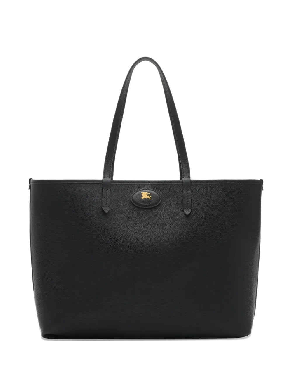 Burberry Medium Bloomsbury Reversible Check Tote Bag In Black