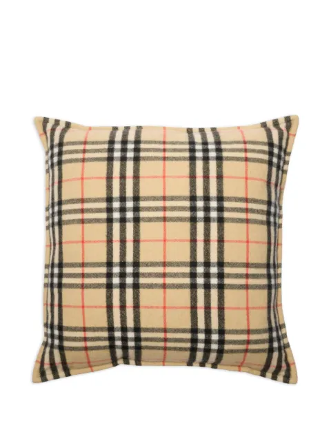 Burberry check-pattern cashmere single pillow 