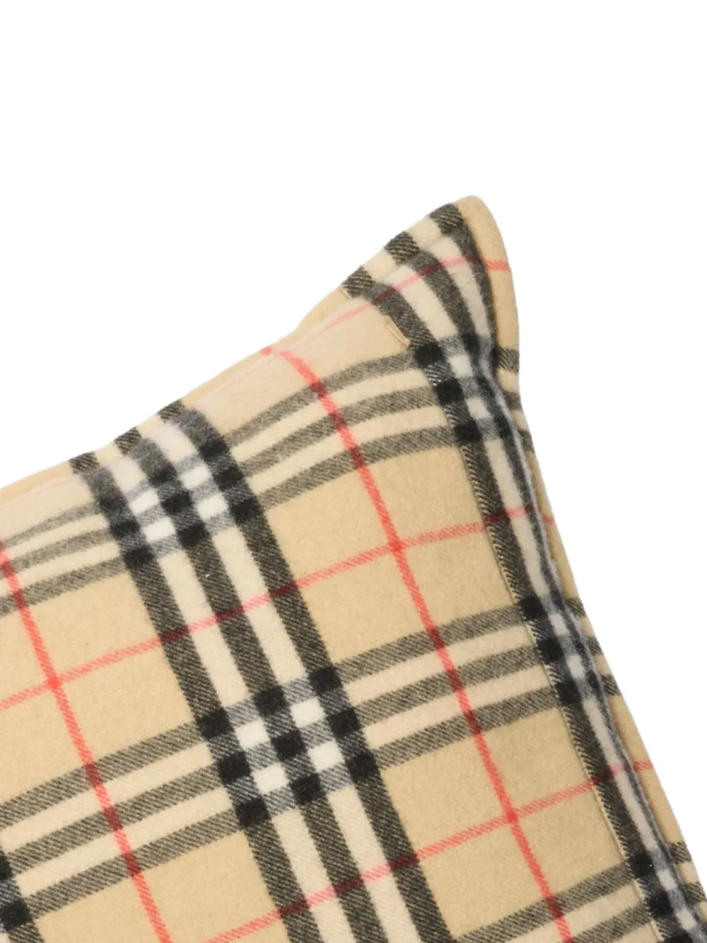 Burberry check-pattern cashmere single pillow | Cushions | Image 2