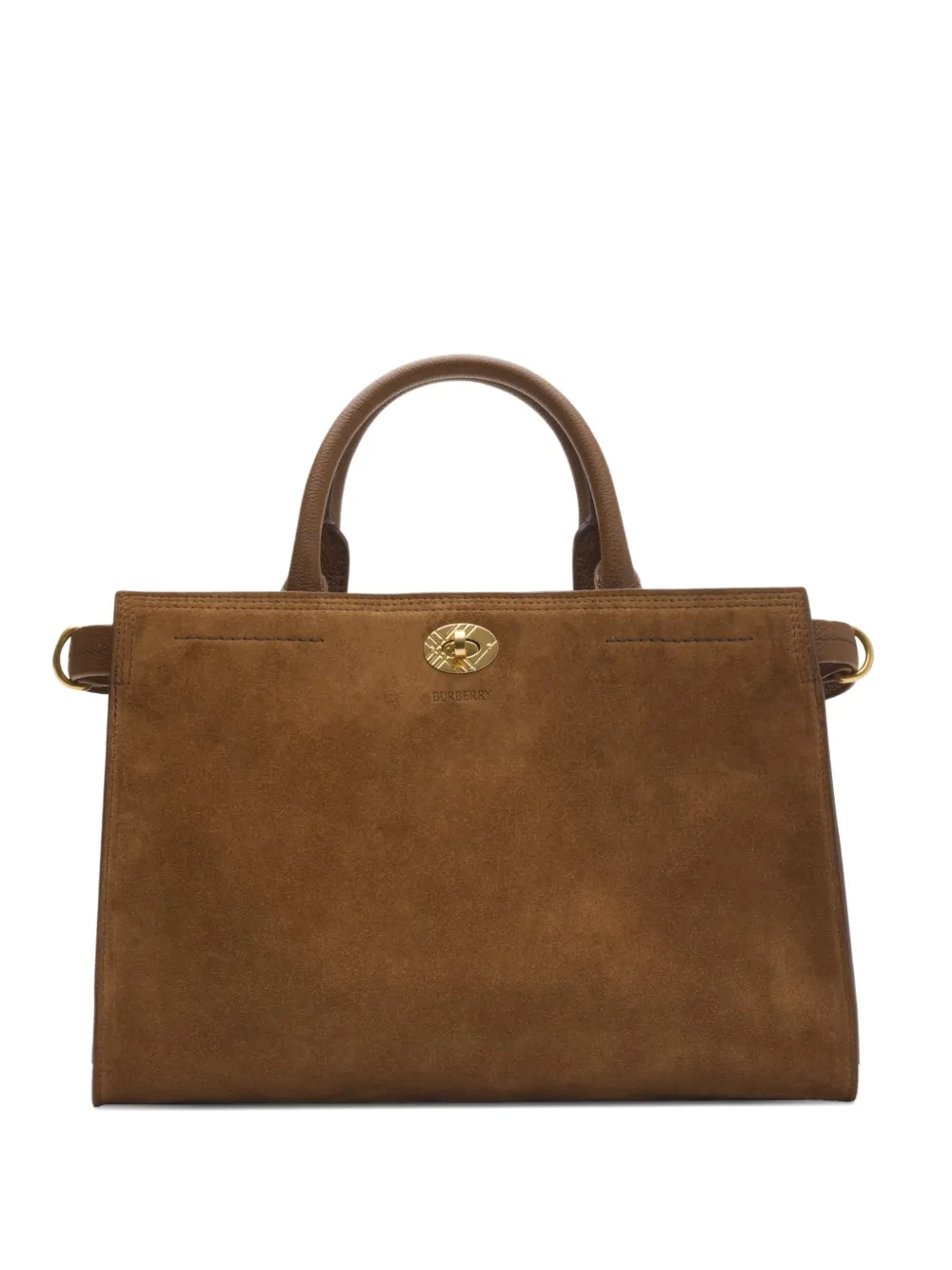 Burberry Cotswolds suede small tote bag - ブラウン Burberry Cotswolds suede small tote bag - ブラウン