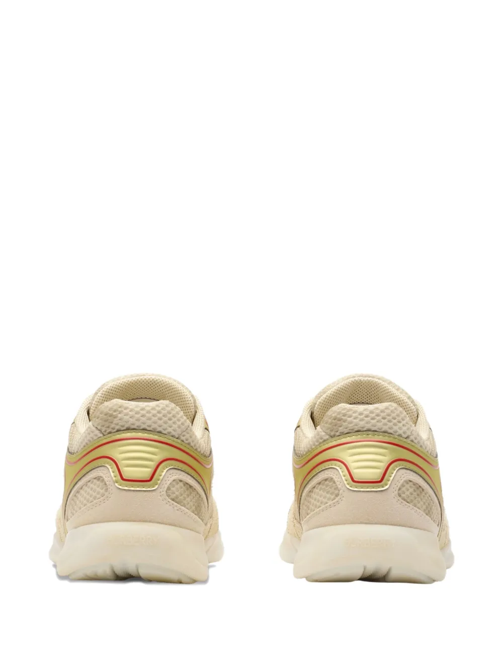 Burberry Matrix sneakers met mesh Beige