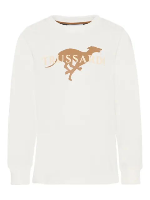 TRUSSARDI JUNIOR long-sleeve graphic T-shirt