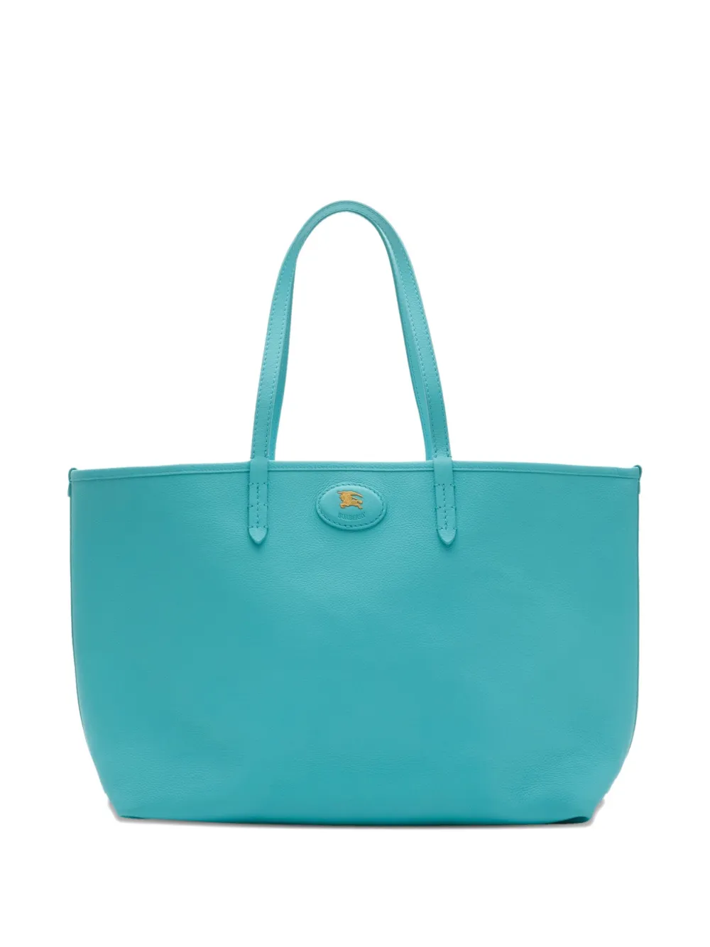 Burberry Bloomsbury Reversible Check Tote Bag In Blue