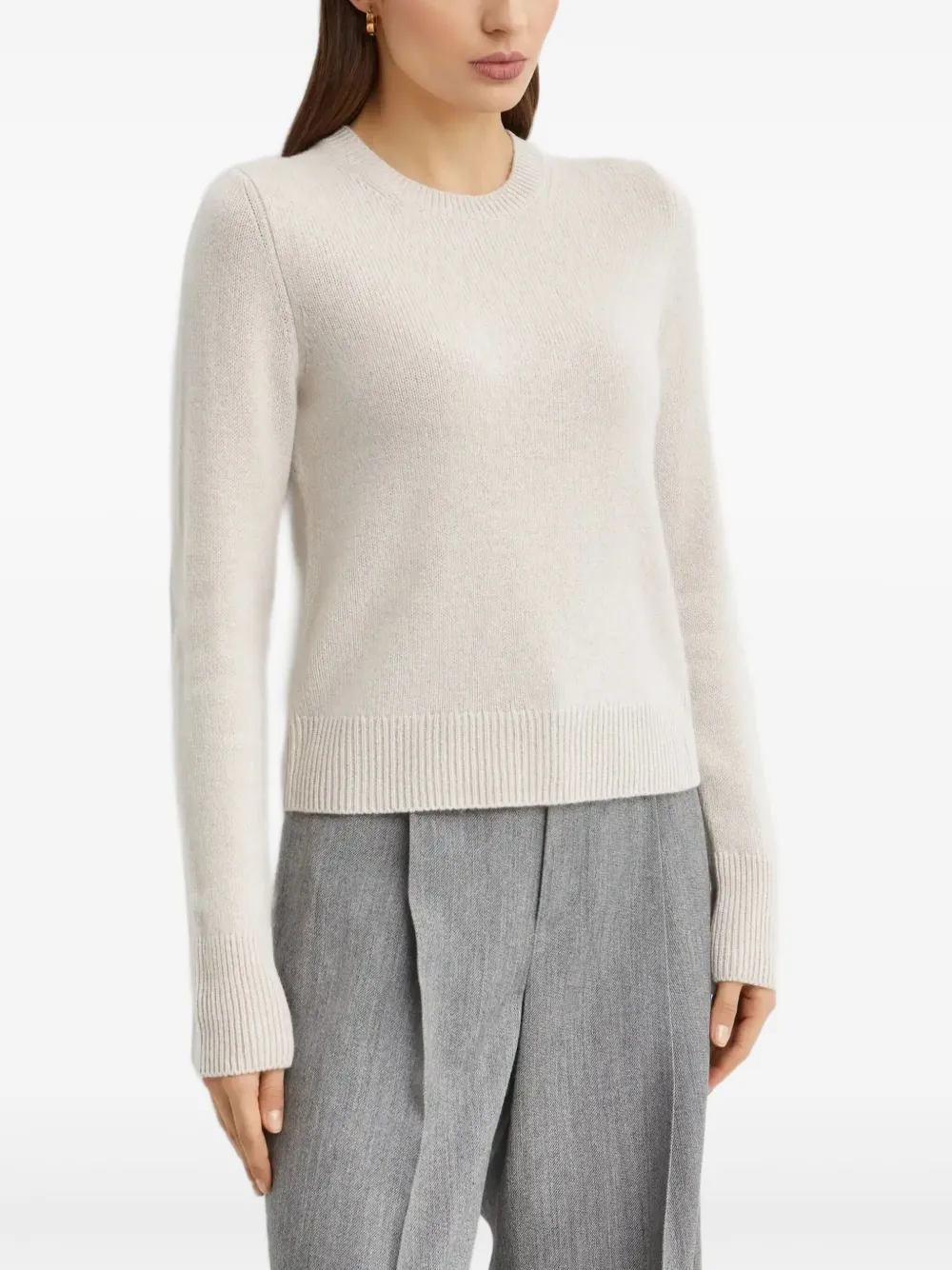 Vince round-neck long-sleeve sweater - Toni neutri