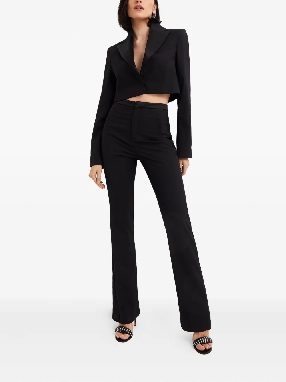 GAUGE81 Talara jumpsuit met uitgesneden details Zwart