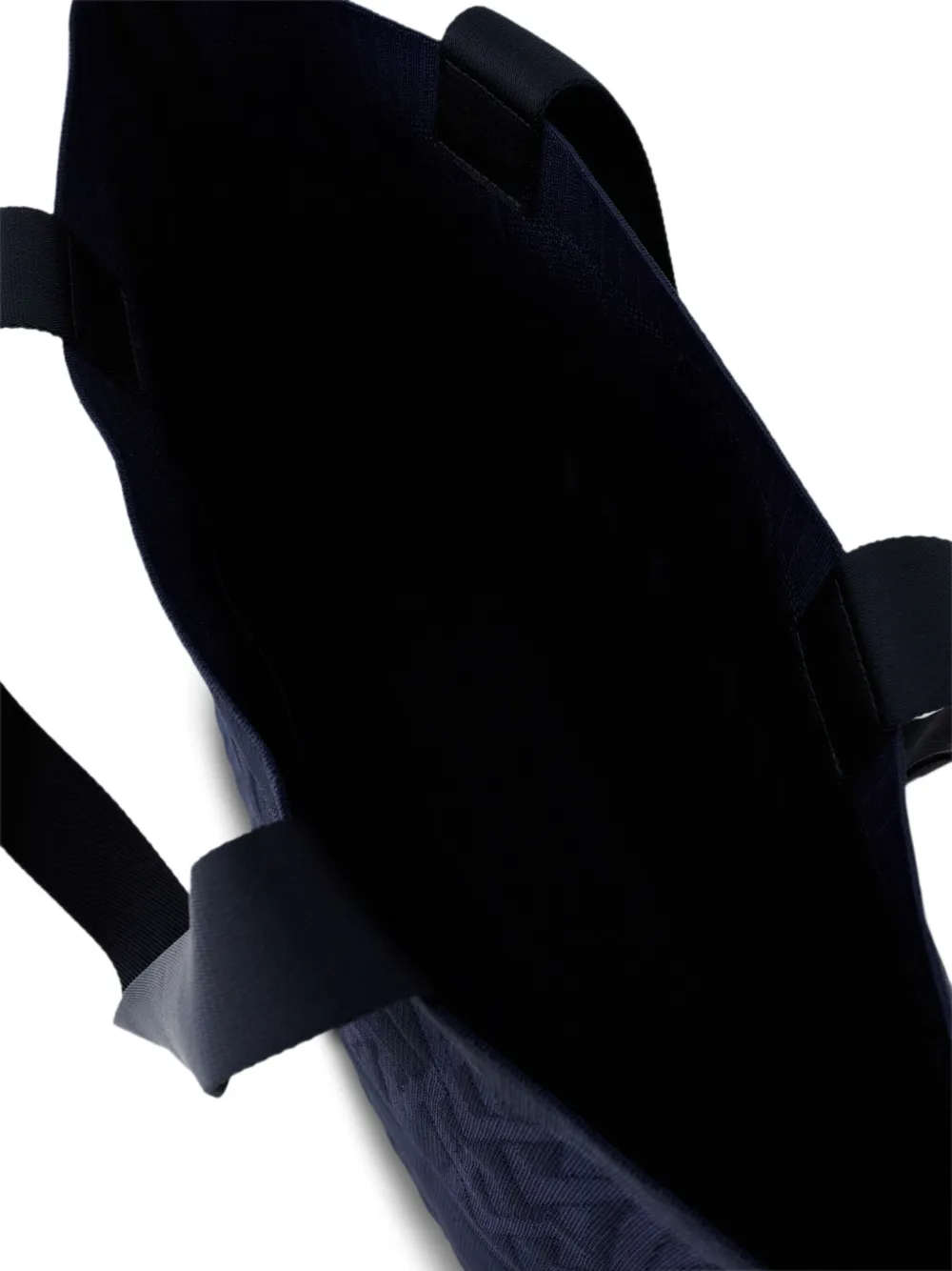 Moncler Enfant Shopper met monogram jacquard Blauw