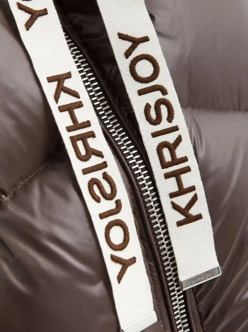 Khrisjoy Gilet met ritssluiting Bruin