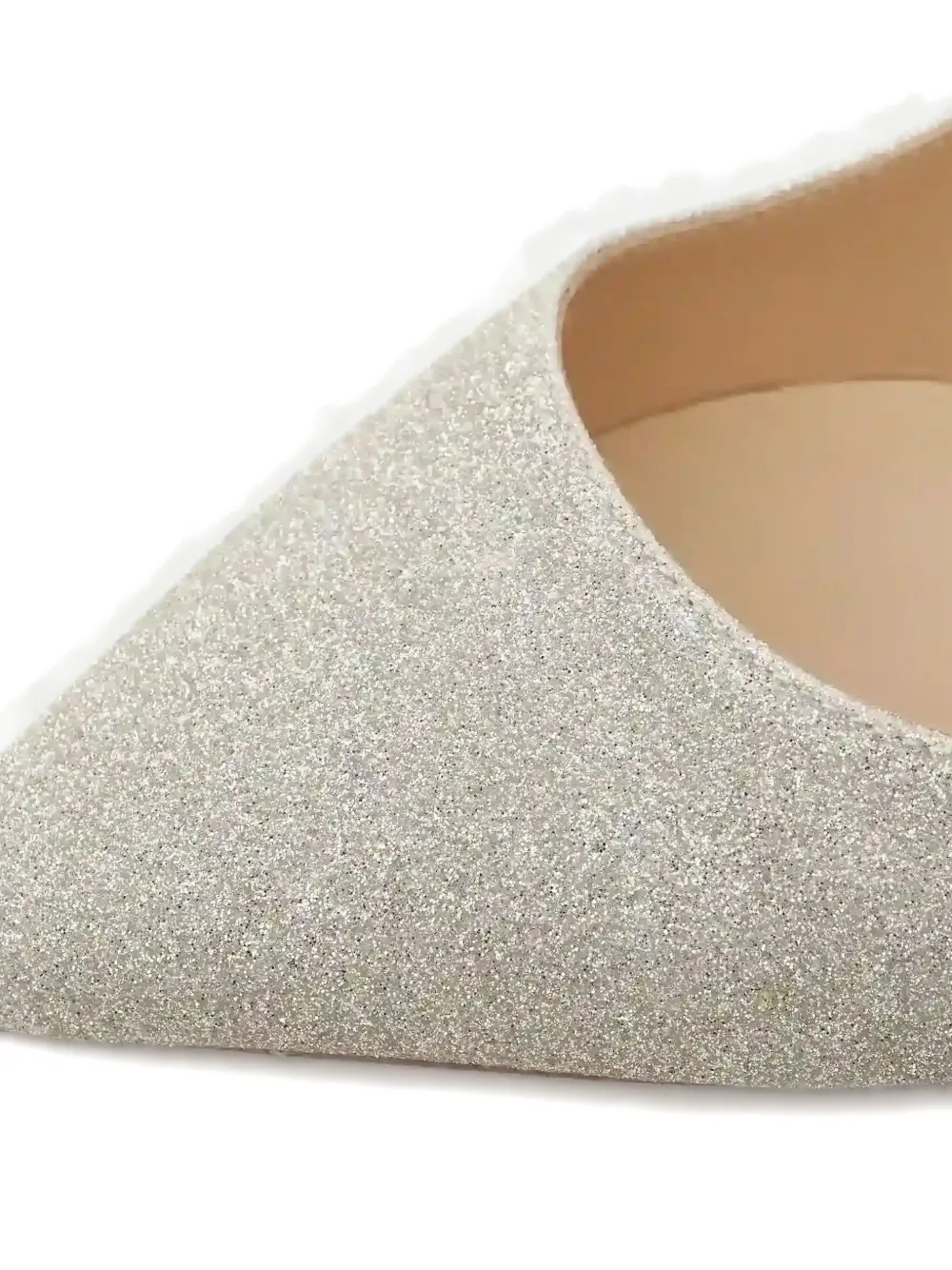 Jimmy Choo 85mm Romy glitter pumps Zilver