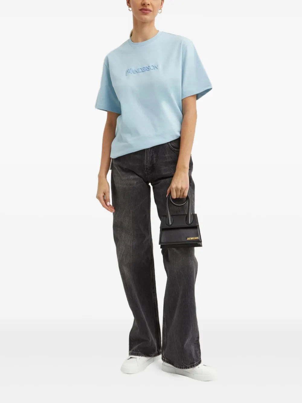 Jw Anderson Logo T-shirt In Blue