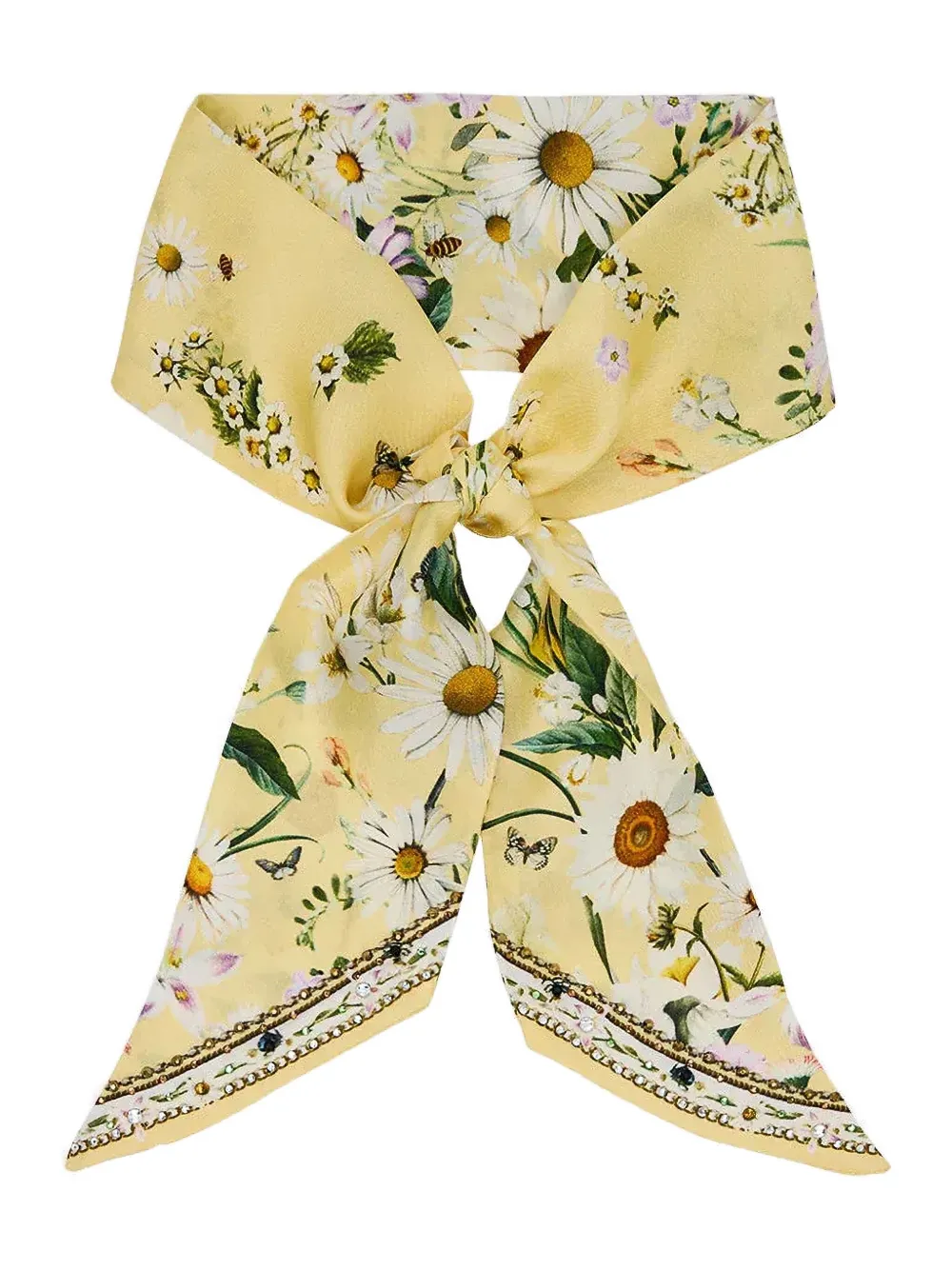 Camilla Daisy Chains floral scarf - Geel