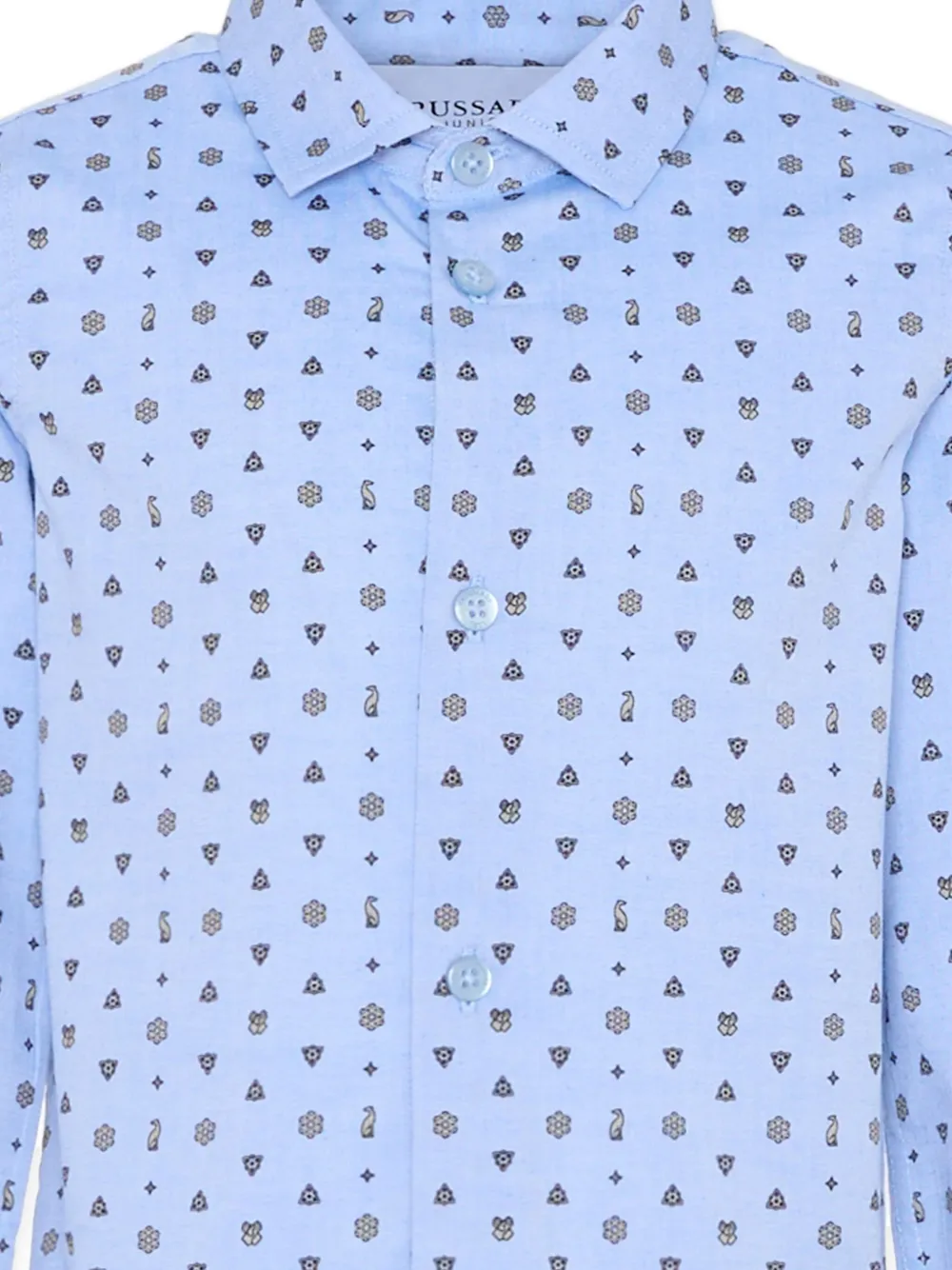 TRUSSARDI JUNIOR Shirt met lange mouwen en bloemen Blauw