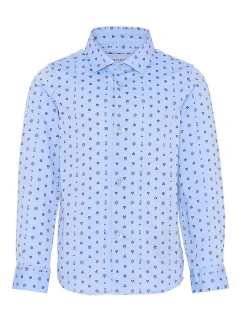 TRUSSARDI JUNIOR camisa floral de manga larga