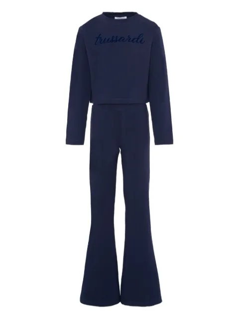 TRUSSARDI JUNIOR logo-detail tracksuit