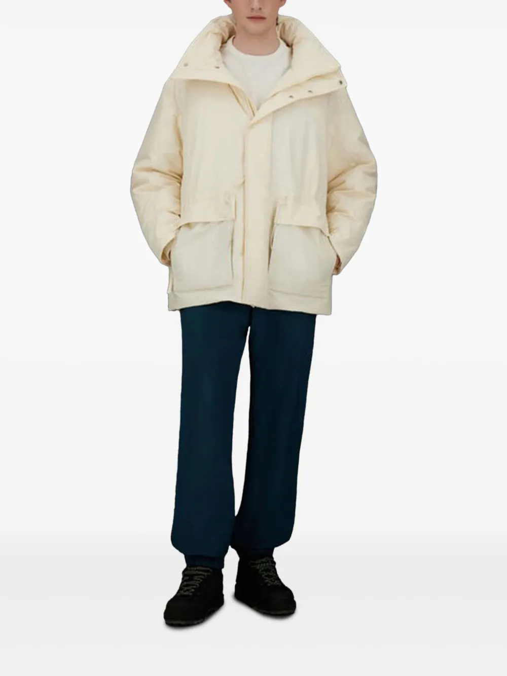 Laminar removable-hood wool jacket | Hooded Jackets | Image 2