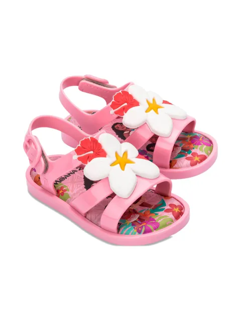 Mini Melissa x Disney Colorland Moana sandals