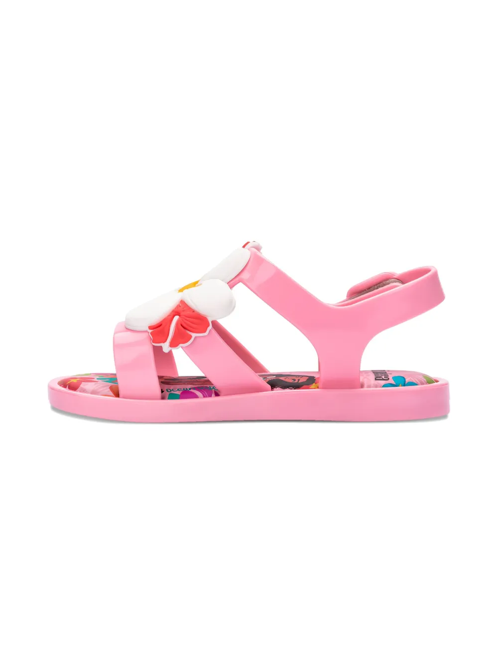 Mini Melissa x Disney Colorland Moana sandalen Roze