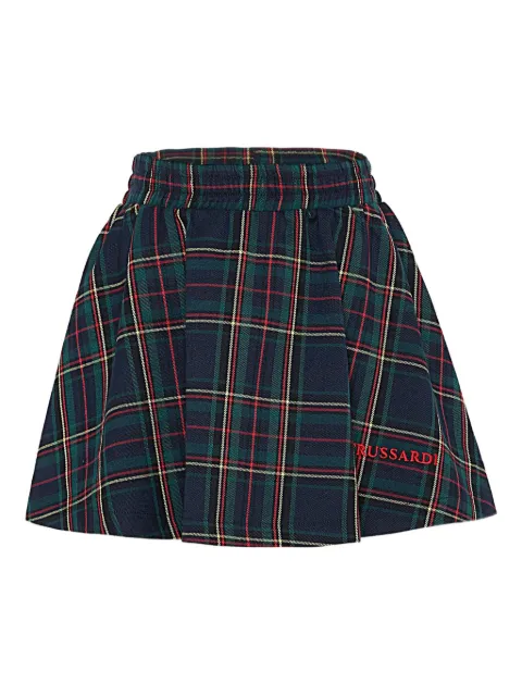 TRUSSARDI JUNIOR tartan skirt