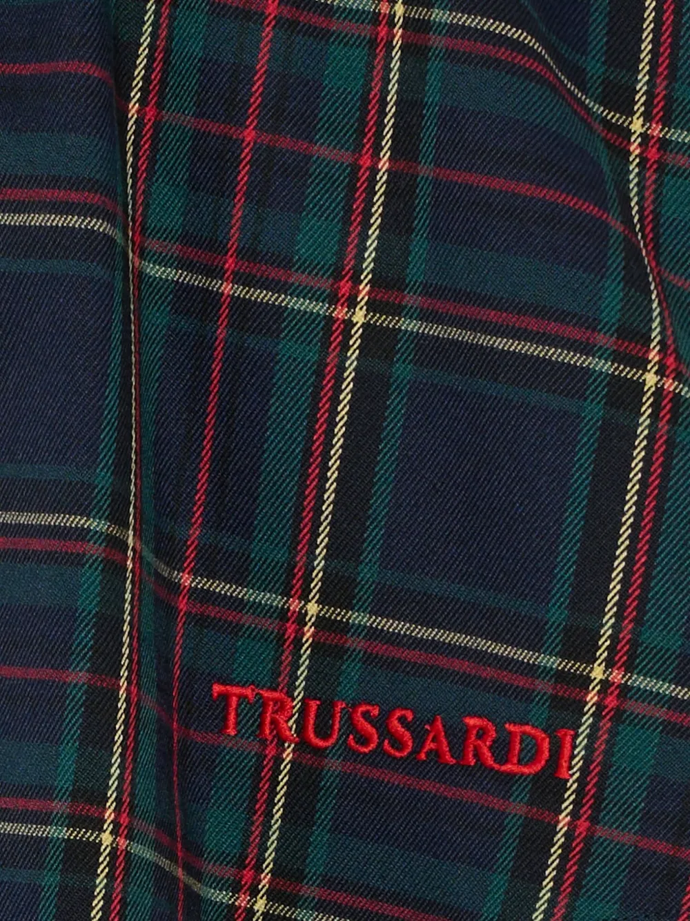 TRUSSARDI JUNIOR Rok met tartan ruit Blauw
