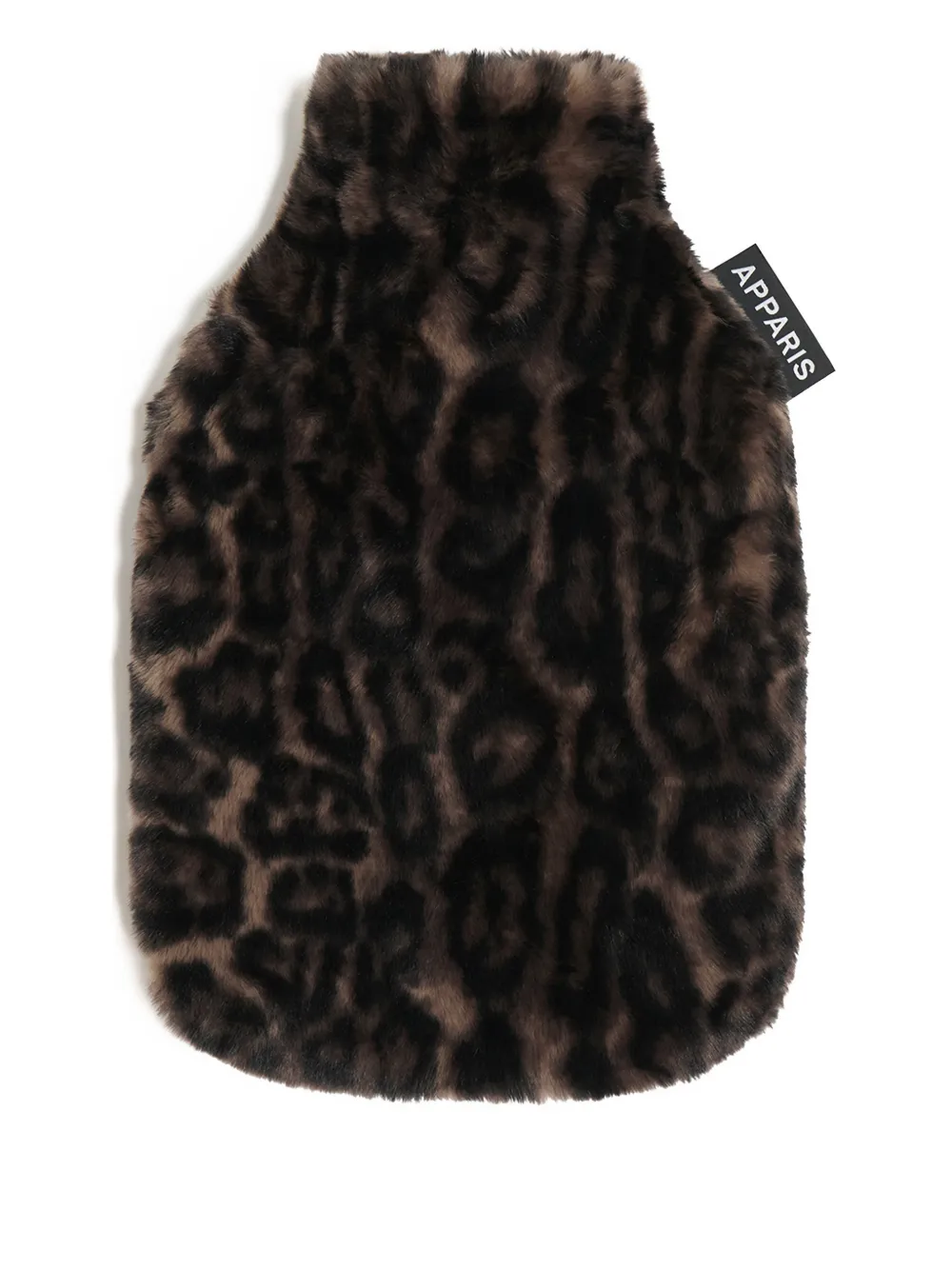 Apparis Leopard Meena Hot Water Bottle In Brown