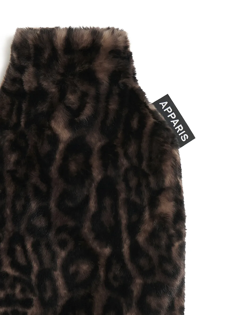 Apparis Leopard Meena Hot Water Bottle In Brown