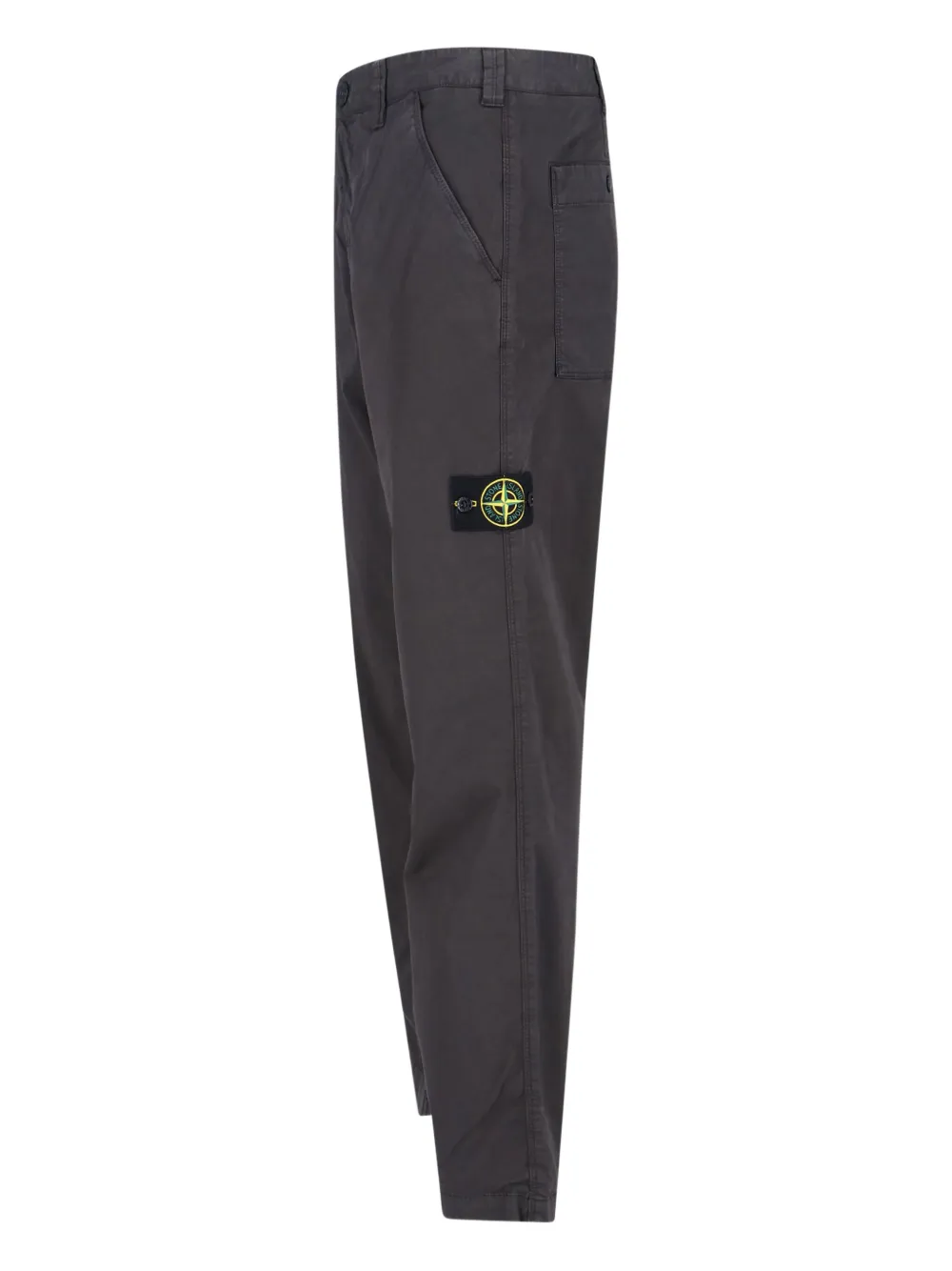 Stone Island Cotton Trousers Clothing In Gray