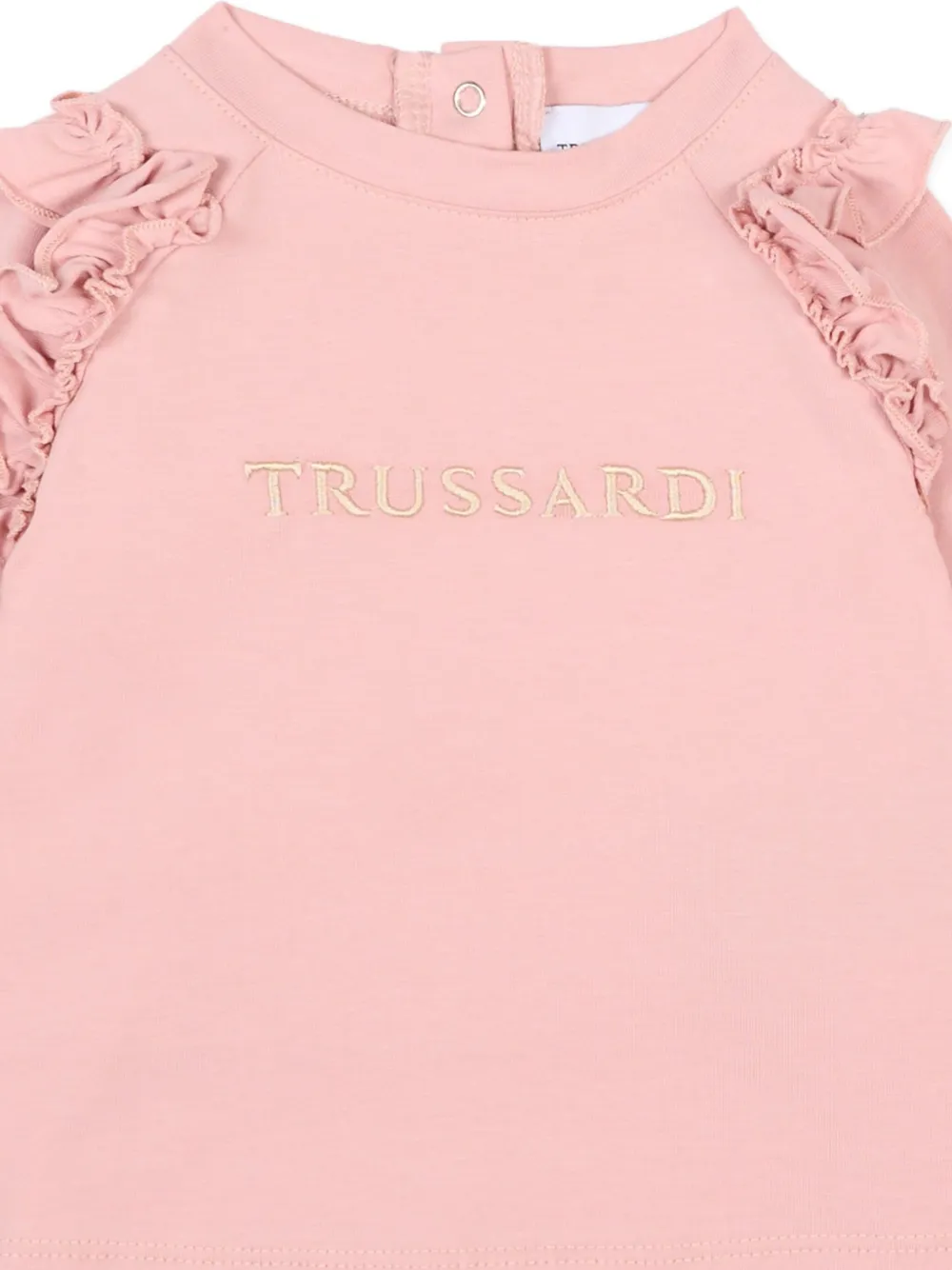 TRUSSARDI JUNIOR T-shirt met ruches Roze