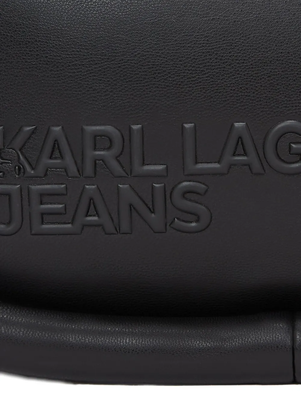 Karl Lagerfeld Jeans Puffy Cross Body Bag In Black