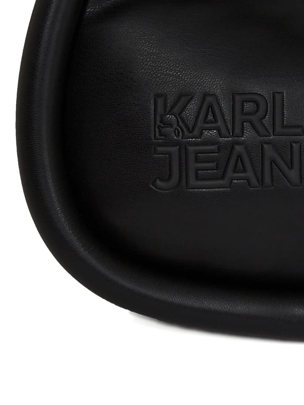 Karl Lagerfeld Jeans Puffy satijnen shopper Zwart