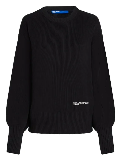 Karl Lagerfeld Jeans balloon-sleeve sweater