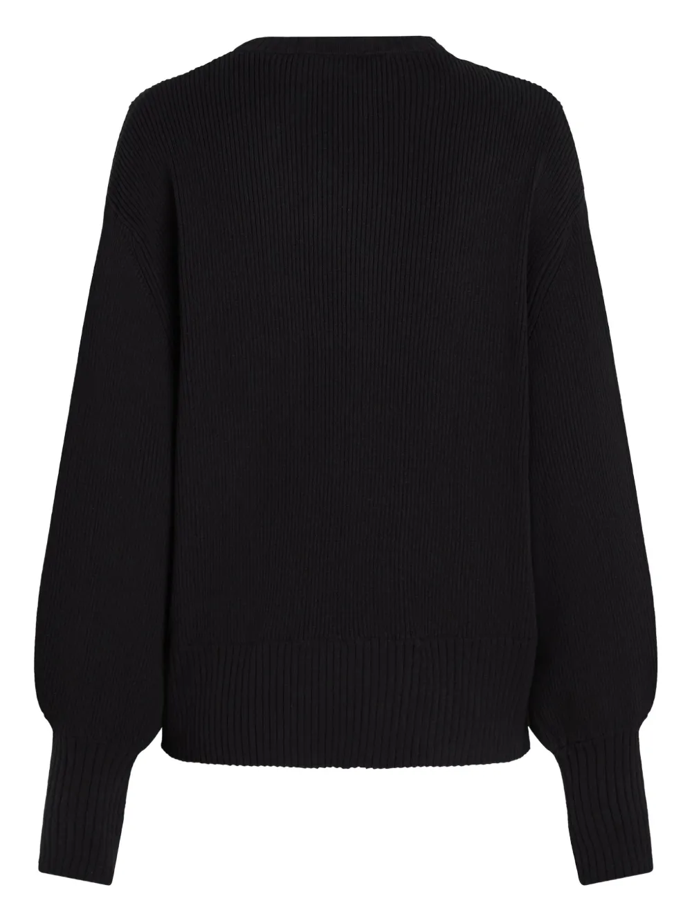 Karl Lagerfeld Jeans Trui met ballonmouwen Zwart