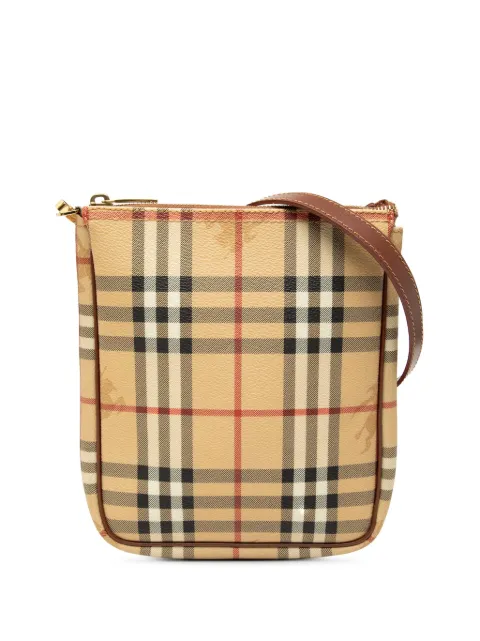 Burberry Pre-Owned 2000-2017 Haymarket Check Coated Canvas crossbody bag