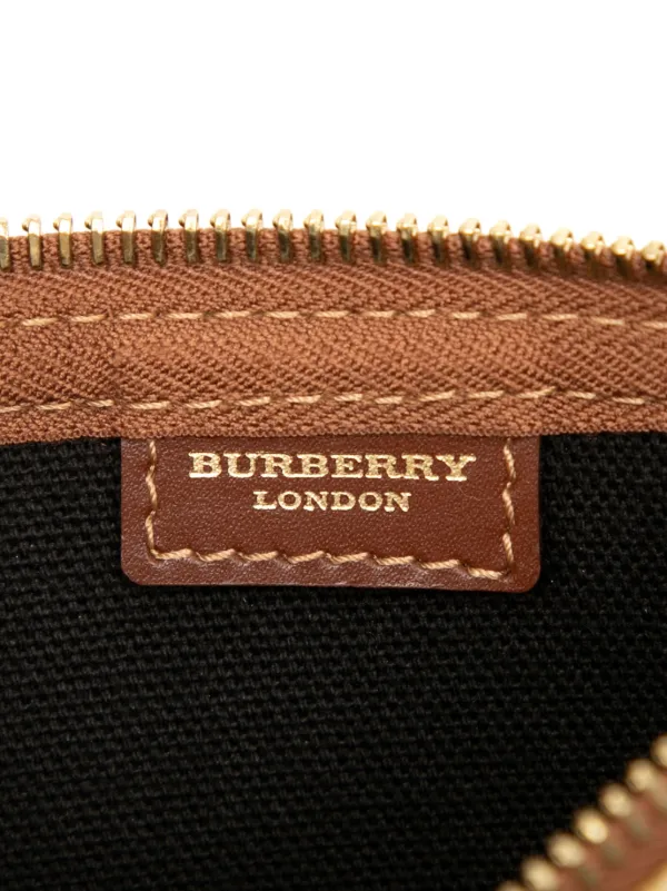 Burberry Pre-Owned 2000-2017 Haymarket Check Coated Canvas