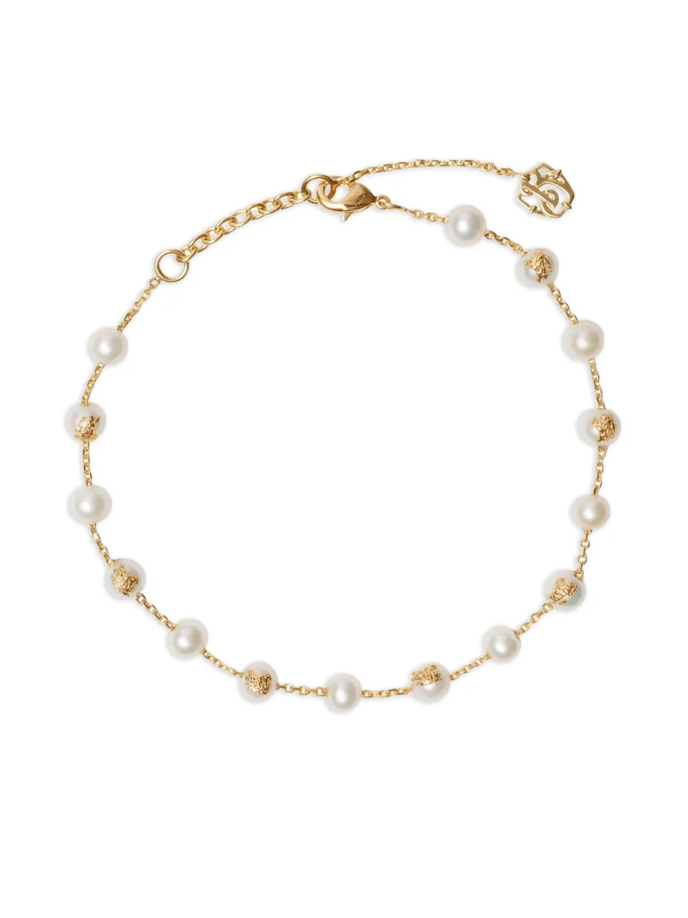 Burberry pulsera con perlas y dije | dorado | Image 1