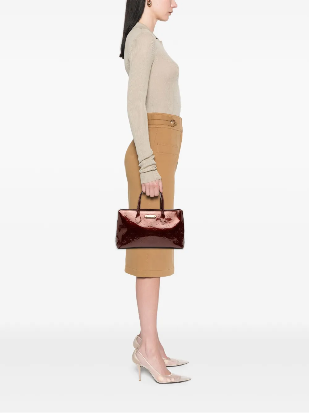 Louis Vuitton Pre-Owned 2010 Monogram Vernis Wilshire PM handbag | Pre-Owned | Image 2