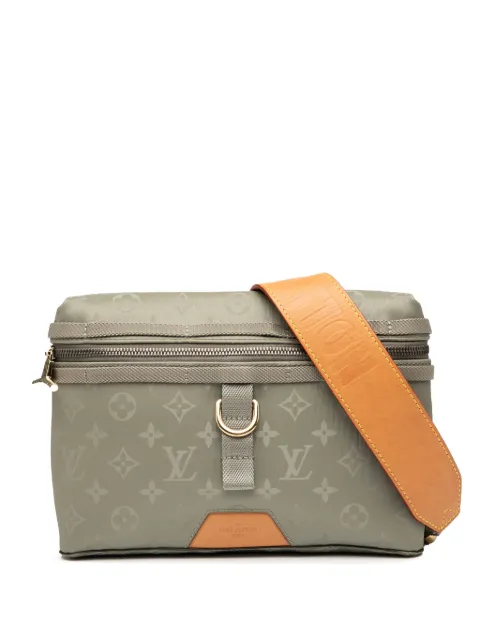 Louis Vuitton Pre-Owned sac à bandoulière monogrammé Titanium Messenger PM (2021-2025)
