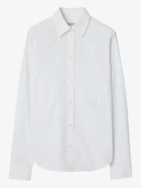 Burberry chemise brodée à manches longues