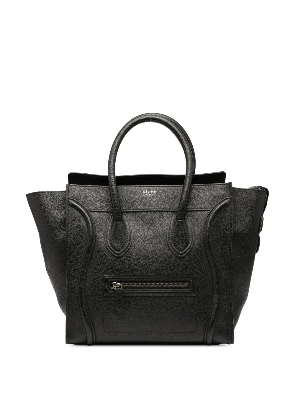 Celine Pre-Owned 2011 Mini Luggage Leather tote bag - ブラック Celine Pre-Owned 2011 Mini Luggage Leather tote bag - ブラック