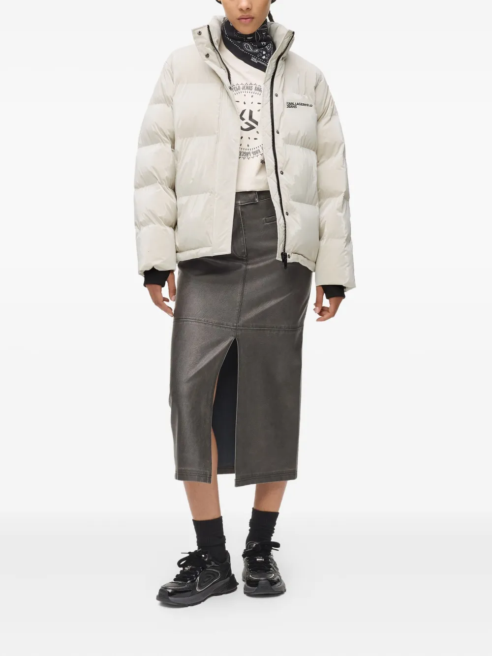 Karl Lagerfeld Jeans Pearlized puffer jacket | Down Jackets | Image 2