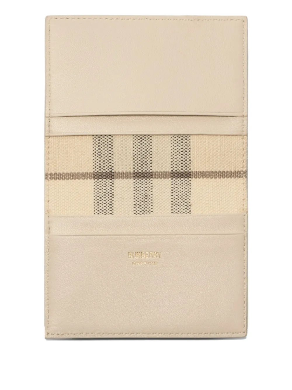 Burberry Bloomsbury opvouwbare pasjeshouder Beige