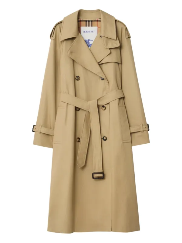 Burberrys トレンチコート ダブルブレスト 英国製 ベージュ 丈110 Burberry ダブルブレスト トレンチコート | ニュートラル | FARFETCH JP
