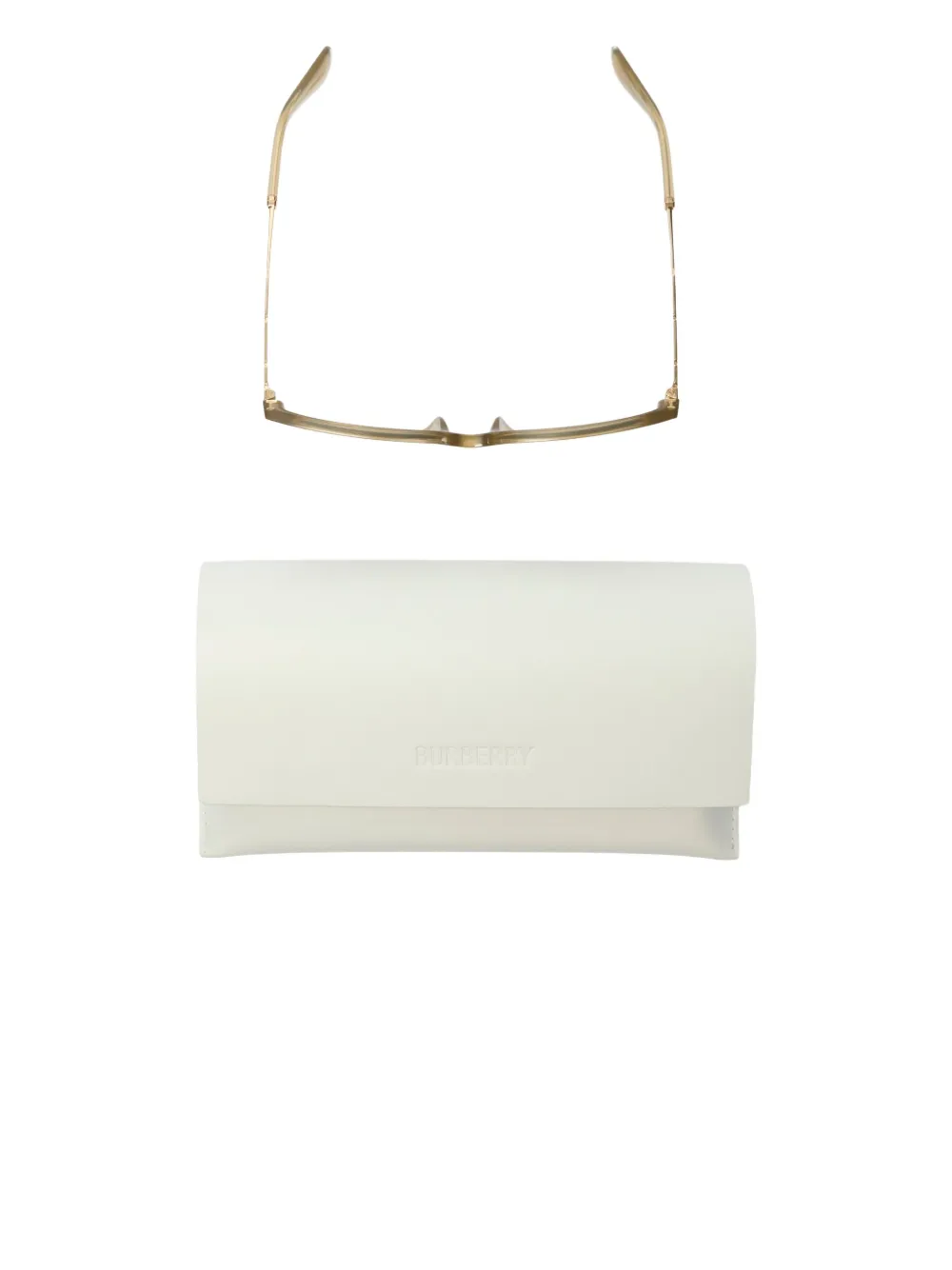 Burberry Zonnebril met oversized montuur Beige