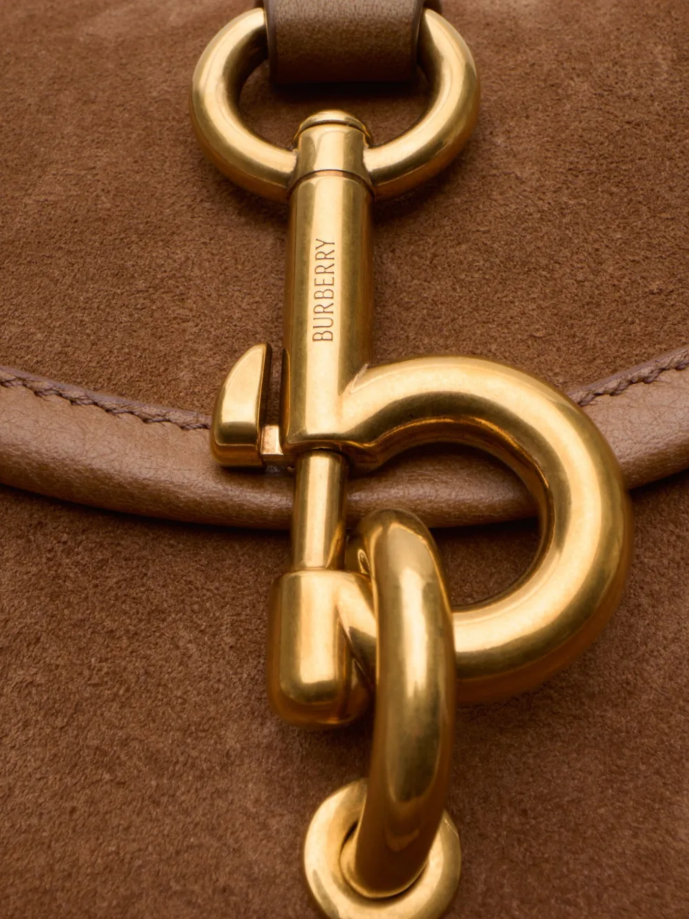 Burberry Messengertas met geruit bandje Bruin